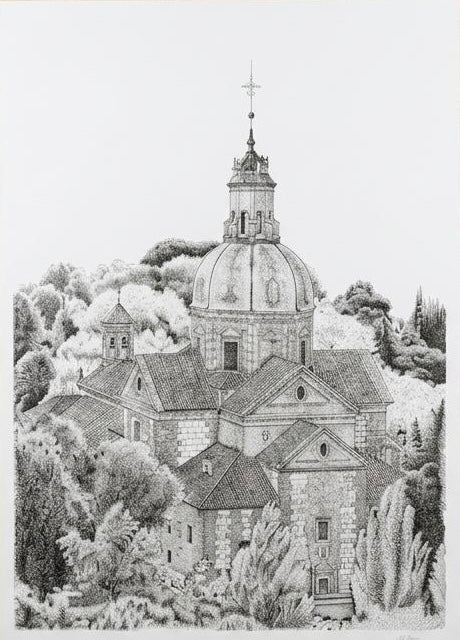 Plumilla de la Basílica Del Prado. Luis Álvarez.