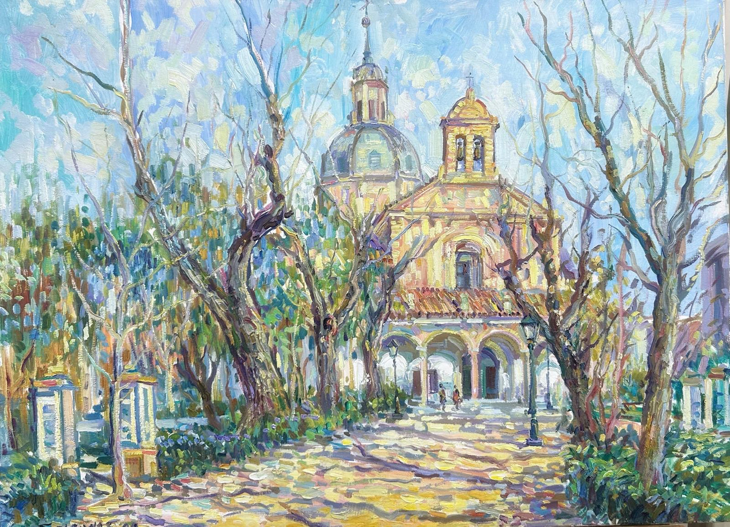 Fachada Principal Basílica Virgen Del Prado. Serrano