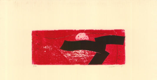 ABSTRACTO EN ROJO Y NEGRO