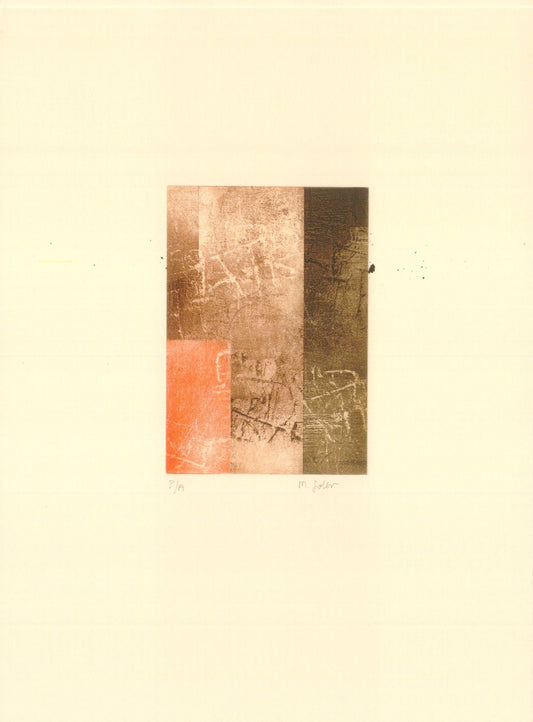 GRABADO ABSTRACTO DE M. SOLER