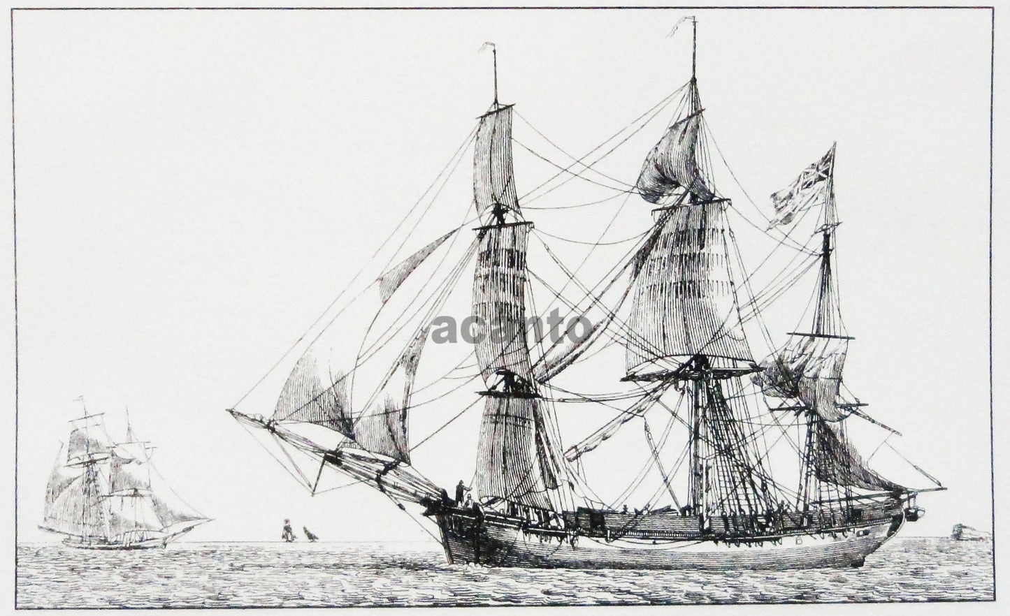 GRABADO DE VELERO
