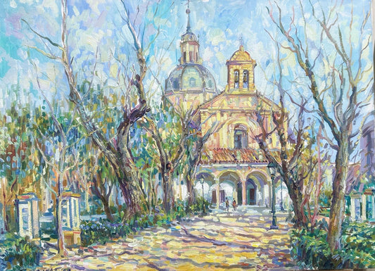 Fachada Principal Basílica Virgen Del Prado. Serrano